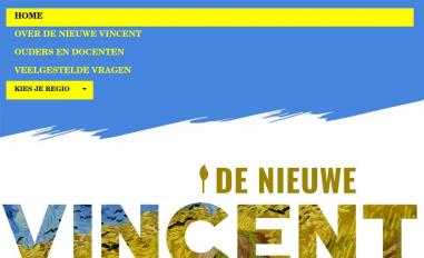 Schermafbeelding van denieuwevincent.nl