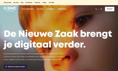 Schermafbeelding van denieuwezaak.nl