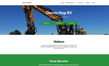 Schermafbeelding van dennisnap-grondverzet.nl