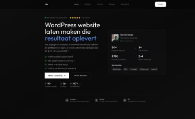 Schermafbeelding van dennisweijer.nl