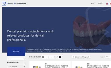 Schermafbeelding van dentalattachments.info