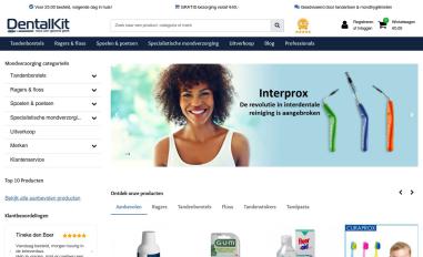 Schermafbeelding van dentalkit.nl