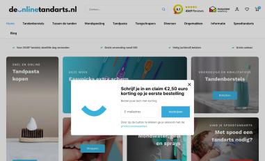 Schermafbeelding van deonlinetandarts.nl