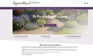 Schermafbeelding van depaarsetuin.nl