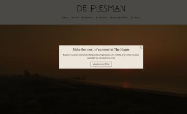 Schermafbeelding van deplesman.com