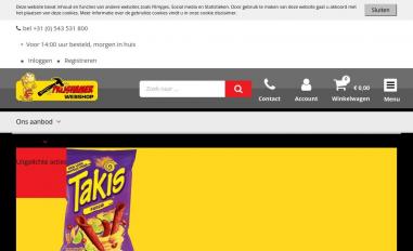 Schermafbeelding van deprijshamer.nl