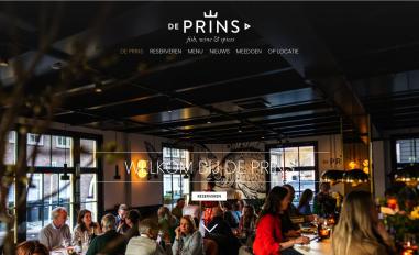 Schermafbeelding van deprinsrestaurant.nl