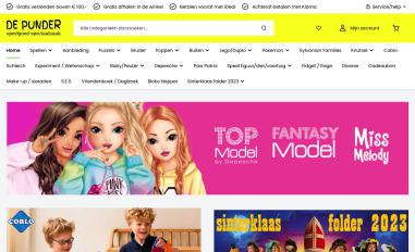 Schermafbeelding van depunderspeelgoed.nl