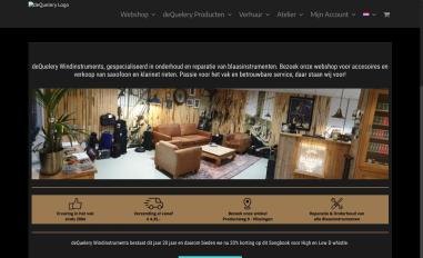 Schermafbeelding van dequelery.nl