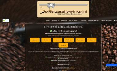 Schermafbeelding van dereparatiewinkel.nl