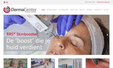 Schermafbeelding van dermacenter.nl