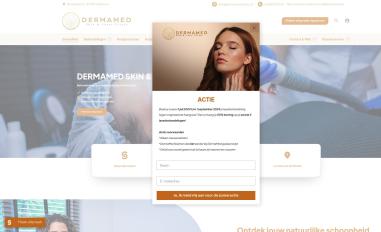 Schermafbeelding van dermamedclinic.nl
