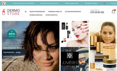 Schermafbeelding van dermostore.nl