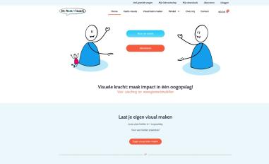 Schermafbeelding van deroosvisuals.nl