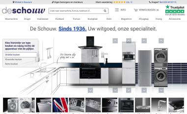 Schermafbeelding van deschouwwitgoed.nl