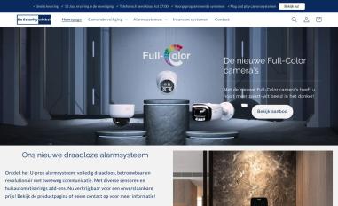 Schermafbeelding van desecuritywinkel.nl
