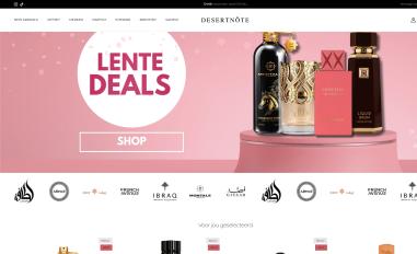 Schermafbeelding van desertnote.nl