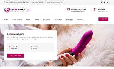 Schermafbeelding van desexwinkel.com