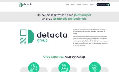 Schermafbeelding van detacta.nl