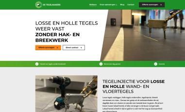 Schermafbeelding van detegelmakers.nl