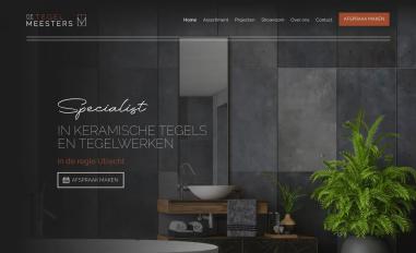 Schermafbeelding van detegelmeesters.nl