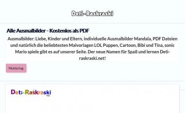 Schermafbeelding van deti-raskraski.net