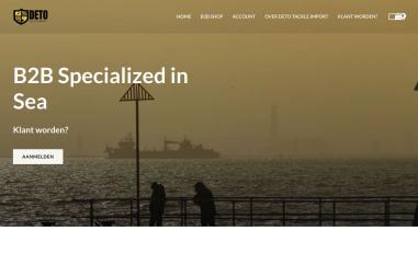 Schermafbeelding van deto-tackle.nl