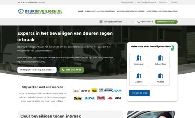Schermafbeelding van deurbeveiligen.nl