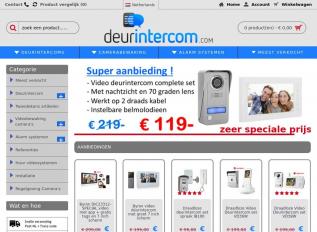 Schermafbeelding van deurintercom.com