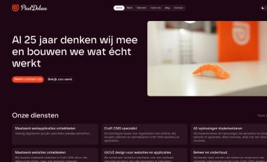 Schermafbeelding van dev.pixeldeluxe.nl