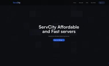 Schermafbeelding van dev.servcity.org