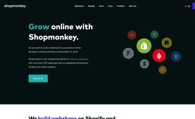 Schermafbeelding van dev.shopmonkey.nl