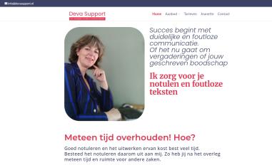 Schermafbeelding van devasupport.nl
