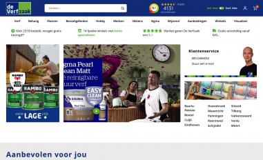 Schermafbeelding van deverfzaak.nl