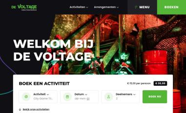 Schermafbeelding van devoltage.nl