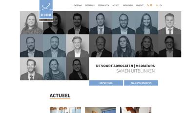 Schermafbeelding van devoort.nl