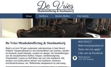 Schermafbeelding van devriesmeubelstoffering.nl