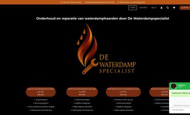 Schermafbeelding van dewaterdampspecialist.nl
