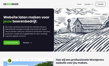 Schermafbeelding van dewebboer.nl