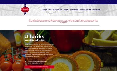 Schermafbeelding van deworstenwinkel.eu