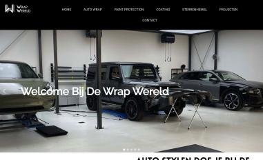 Schermafbeelding van dewrapwereld.nl