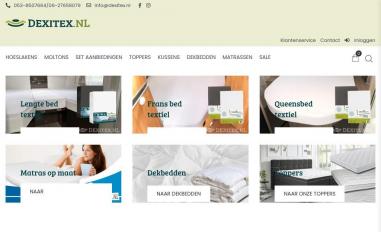 Schermafbeelding van dexitex.nl