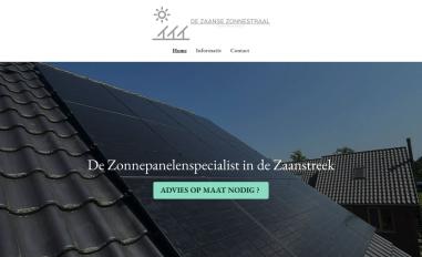 Schermafbeelding van dezaansezonnestraal.nl