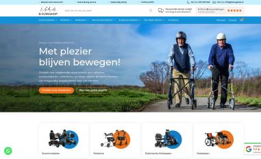 Schermafbeelding van dezorgshop.nl