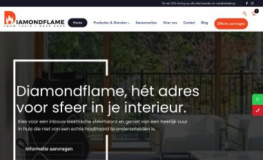 Schermafbeelding van diamondflame.nl