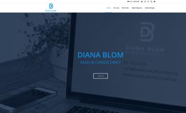 Schermafbeelding van dianablomconsultancy.nl