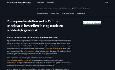 Schermafbeelding van diazepambestellen.net