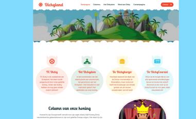 Schermafbeelding van dickyland.nl