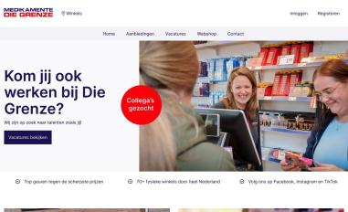 Schermafbeelding van diegrenze.nl