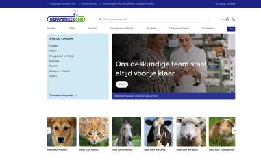 Schermafbeelding van dierapotheek.com